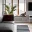 Килим Lotus Home - Infinity Stripe антрацит двосторонній 80x150 - мініатюра 2