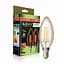 Лампочка Eurolamp LED CL 6W 620 Lm E14 3000K deco 2шт (MLP-LED-CL-06143(Amber)) - миниатюра 1