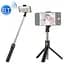 Селфі палиця штатив тринога для телефона Bluetooth з пультом Selfie Stick K07 Чорний - мініатюра 5