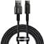 Кабель Baseus Tungsten Gold Fast Charging Data Cable USB to Type-C 100W 2 м Чорний - мініатюра 1