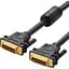 Кабель мультимедійний DVI M to DVI M 2.0m 24+1pin DV101 black Ugreen (11604) - мініатюра 1