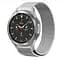 Ремінець із спеціальним конектором BeWatch Samsung Galaxy Watch 4 Milanese loop Сріблястий (1010206) - мініатюра 5