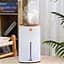 Ультразвуковий зволожувач повітря для дітей з підсвіткою Heavy Fog Humidifier Білий з бронзовим (ST) - мініатюра 1