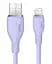 Кабель Baseus Pudding Series Fast Charging Cable USB to Lightning 2.4A 2m 2m P10355700511-01 Purple - миниатюра 3