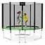 Батут із зовнішньою сіткою 4FIZJO Classic 10FT 312 см Black/Green (P-5907739314130) - мініатюра 1
