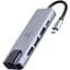 USB-Хаб Cablexpert A-CM-COMBO5-04, USB Type-C 5-в-1 (A-CM-COMBO5-04) - мініатюра 1