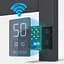 Електрична рушникосушка Navin Класик Квадро 500x1200 Sensor з Wi-Fi, ліва, чорний муар 12-112033-4880, Чорний матовий, Ліве, Електронний - мініатюра 4