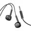 Наушники Borofone BM76 Ocean universal with mic пластиковые черные - миниатюра 1