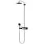 Душевая система Corsan Klar Fiber chrome black CMN002BL, Хром - миниатюра 1