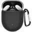 Чохол-накладка DK Silicone Candy Friendly з карабіном для Google Pixel Buds 2 (011407) (black) - мініатюра 1