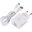 Зарядний пристрій SkyDolphin SC30T (2USB, 2.1A) White + кабель Type-C (SDMZP-000113) - мініатюра 3