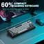 Ігрова магнітна дротова клавіатура AULA WIN60 HE PRО / 60% / Hall Effect / Rapid Trigger / Semantic Magnetic Switch / Grey - мініатюра 3