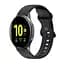 Ремінець силіконовий для смарт-годин BeWatch Amazfit універсальний S 20 мм Чорний (101N3S01.2) - мініатюра 2