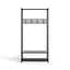Вешалка напольная Ferrum-decor Трелис 13 180x90x38 черный ДСП Белый 16мм (FRD-104325) - миниатюра 1