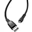 USB Cable Hoco S6 Sentinel MicroUSB Black 1m (with display) - мініатюра 4