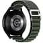 Браслет NormalCloth Wave для Samsung Galaxy Watch 6 Classic 43mm 6 Classic 47mm - темно-зеленый ширина крепления 20мм нейлоновый Watchbands (W24-9WB40076718) - миниатюра 1