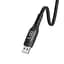 USB Cable Hoco S6 Sentinel Type-C Black 1m (with display) - мініатюра 8