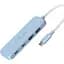 USB-хаб j5create JCH342EC-N USB-C на 2 USB-A/2 USB-C, голубой (JCH342EC-N) - миниатюра 1