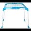 Сушилка для белья напольная раскладная белая с синим Clothes dryer 154x59x108см - миниатюра 5