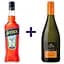 Набір Аперитив Aperol Aperetivo 11% 0.7 л + Вино напівігристе Moinet Prosecco Frizzante DOC біле напівсухе 0.75 л - мініатюра 1