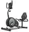 Горизонтальный велотренажер Hop-Sport HS-040L Root model 2020 черно-серебристый - миниатюра 4