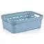 Кошик Idea Home Pyramid без кришки 8.2 л 36x24x12 см блакитний (00615 Blue) - мініатюра 1