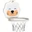 Баскетбольний кошик Mealux Sonic (KD-H012 White) - мініатюра 1