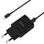 Мережевий зарядний пристрій 2USB Hoco C62A 2.1A Black + USB Cable iPhone 8 - мініатюра 1