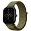 Ремінець нейлоновий на липучці BeWatch Xiaomi Amazfit BIP/GTS/GTR 20 мм Оливковий (1011336.3UW) - мініатюра 1