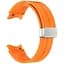 Ремінець Cls для Samsung Galaxy Watch 7 - помаранчевий ширина кріплення 20мм силікон Watchbands (W48-3WB50669609) - мініатюра 1