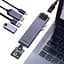 USB-Хаб Baseus USB Type-C 7-in-one smart Grey (CAHUB-L0G) - мініатюра 4