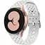 Ремешок для Samsung Galaxy Watch 4 Classic 46mm - белый ширина крепления 20мм силикон Watchbands Twist (W30-3WB87751991) - миниатюра 1