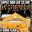 Уличная гирлянда бахрома 22.5 м 500 LED - миниатюра 1