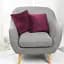 Подушка декоративна ТЕП Velour Бордова 50 x 70 см (3-00435_10062) - мініатюра 1