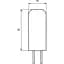 Лампочка Eurolamp LED силикон G4 2W 4000K 12V (LED-G4-0240(12)) - мініатюра 3