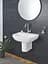 Напівп'єдестал для раковини Euro Ceramic Grohe 39201000, Білий - мініатюра 3