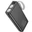 Универсальная мобильная батарея Hoco J129A 20000mAh Nature flashlight (Черный) - миниатюра 3