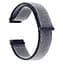 Ремінець нейлоновий на липучці BeWatch Xiaomi Amazfit BIP/GTS/GTR 20 мм Темно-синій (1021398.1UW) - мініатюра 2