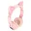 Наушники Borofone BO18 Cat Ear Pink - миниатюра 2