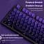 Набір кейкапів PBT Purple Gradient (130+) / Side-engraved / фіолетовий OEM-комплект для ANSI / ISO клавіатур - мініатюра 2