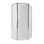 Душова кабіна Qtap Leo CRM10995-AC6 90x90 см, скло Clear, CalcLess, 6 мм без піддона, Хром, Універсальна, прозорий - мініатюра 1