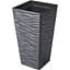 Горщик для квітів Form-Plastic Sahara slim квадро-30 33 л антрацит (3950-014) - мініатюра 1
