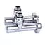 Кран вентильний кутовий з американкою Solomon Lux 1/2″ chrom 7777 (2шт. комплект) 000017504 - мініатюра 5