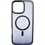Чехол-накладка BeCover Metal Buttons Case (MagSafe) для Apple iPhone 16 Pro Blue (712097) - миниатюра 1