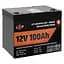 Аккумулятор LogicPower LiFePO4 12V (12,8V) - 100 Ah (1280Wh) (Smart BMS 100А) - миниатюра 5