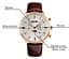 Чоловічий годинник Skmei 9117 Gold Brown класичні - мініатюра 5