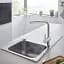 Змішувач для мийки Grohe Minta з висувною лійкою Хром 30412 - мініатюра 6