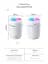 Портативний світлодіодний ультразвуковий зволожувач повітря Humidifier H2O 300 мл білий - мініатюра 3