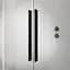 Душові двері Radaway Furo Black KDJ 62,2x200 прозоре скло, чорний (10104622-54-01L) - мініатюра 6