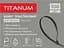 Хомут пластиковий Titanum УФ PA6.6, 2.5x100 мм 100 шт. чорний (TF-PH2510-B) - мініатюра 2